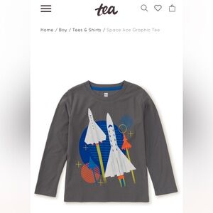 Tea collection long sleeve rocket shirt